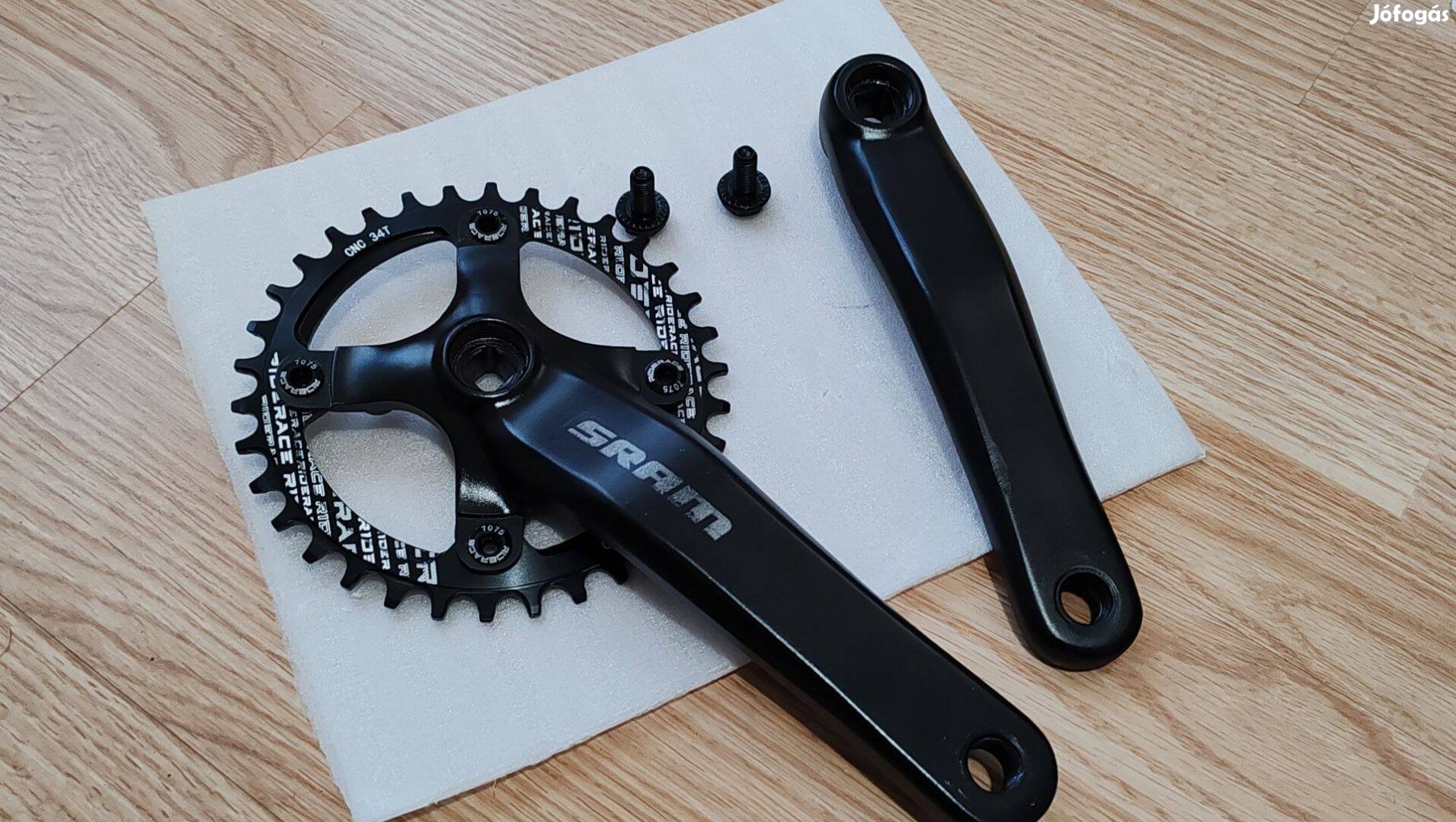 Sram S-650 34T narrow wide hajtómű szett