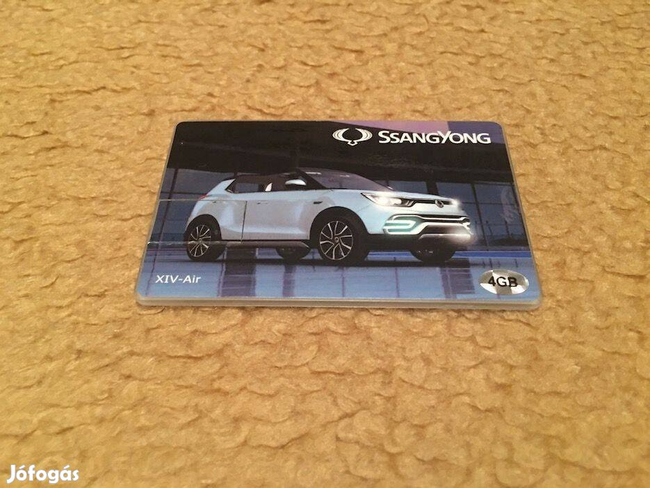 Ssangyong Tivoli kártya, lap USB pendrive 4 GB