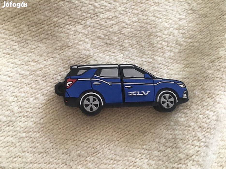 Ssangyong XLV egyedi gumis USB pendrive 8 GB