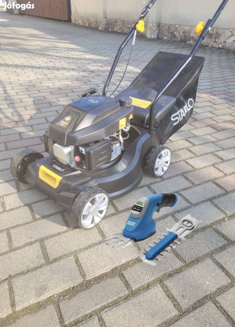 Stabilo Benzinmotoros fűnyíró ST 463  Ajándék Güde fűszegély nyíró