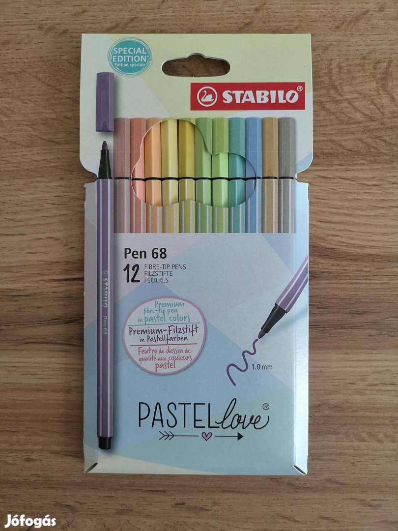 Stabilo Pen 68 Pastellove filctollszett