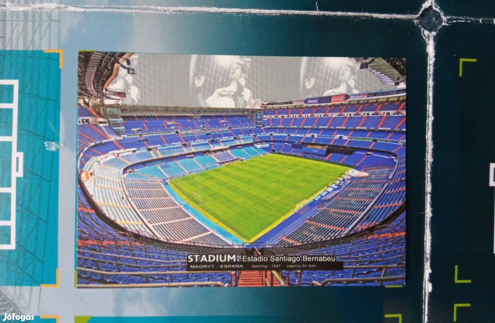 Stadion szurkolói focis kártya