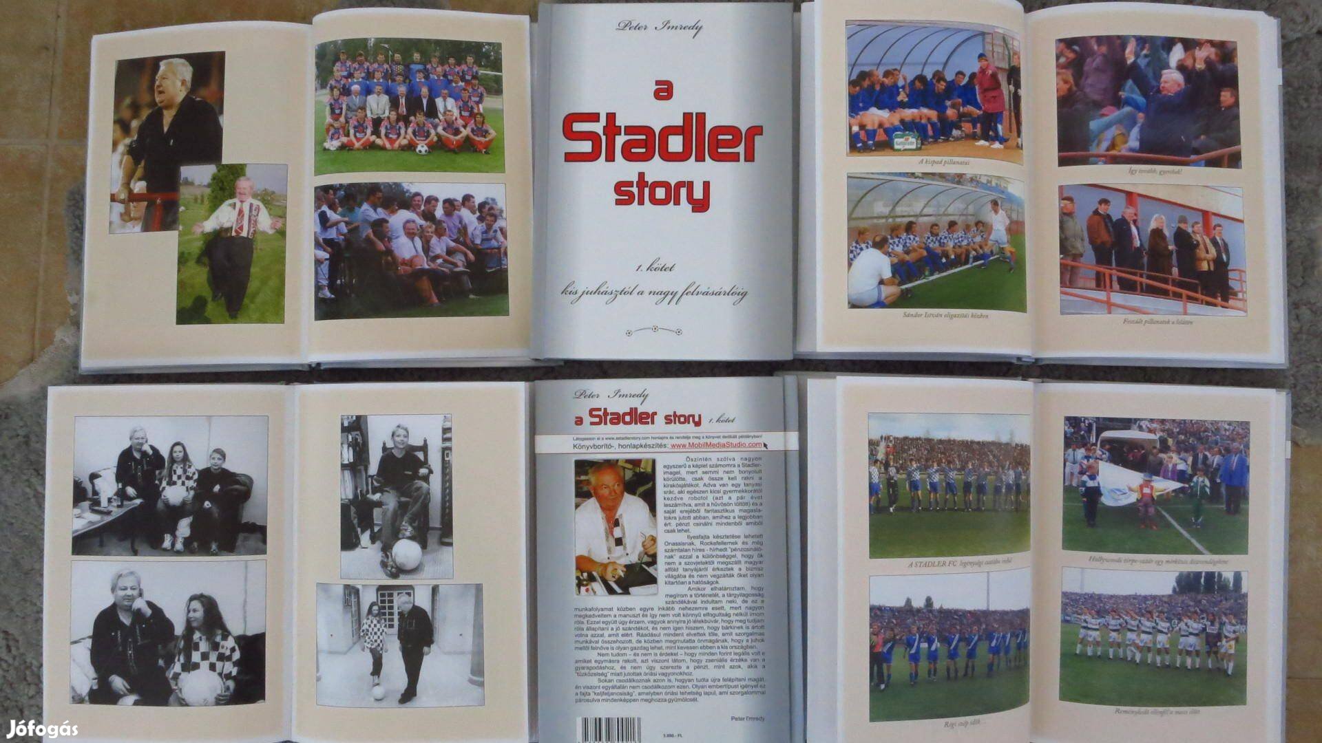 Stadler József / A Stadler Story I-IV. kötet (új, a 3. kötet dedikált)