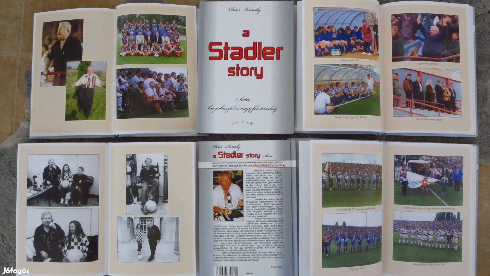 Stadler József / A Stadler Story I-IV. kötet (új, az egyik dedikált)
