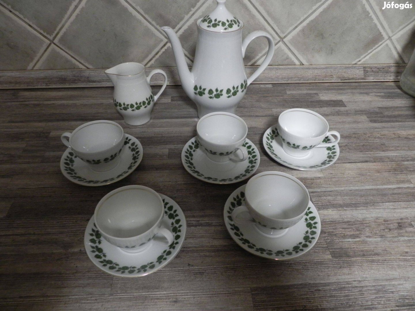 Stadtlengsfeld Porcelán kávés csésze készlet