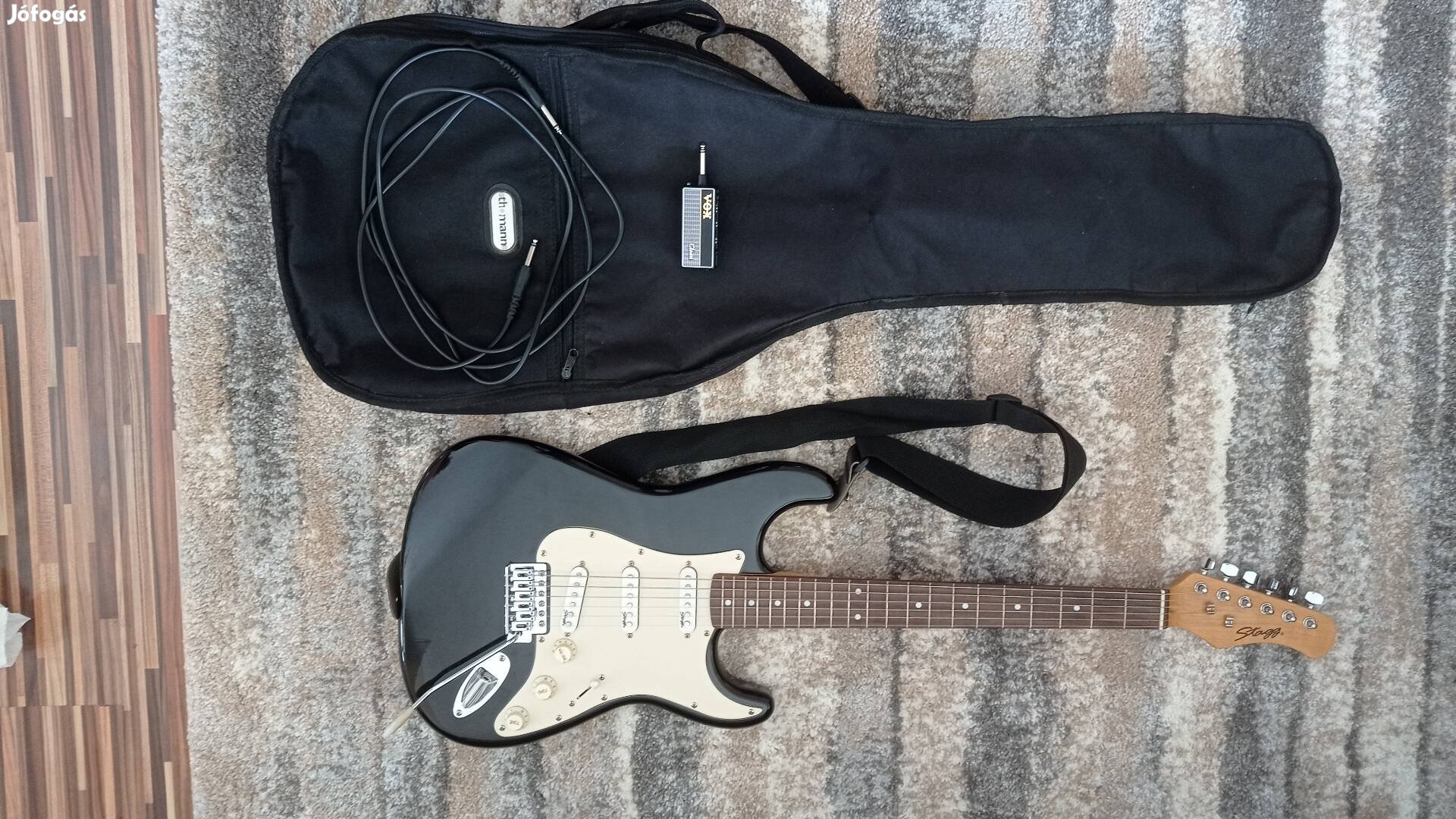 Stagg SES-30 BK elektromos gitar keszlet