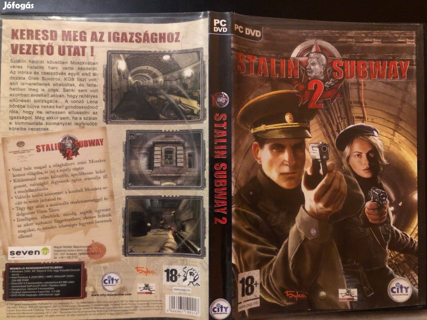 Stalin Subway 2. PC játék (karcmentes, magyar kézikönyvvel)