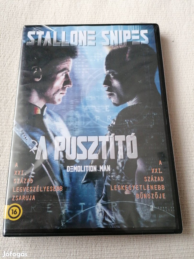 Stallone, Snipes - A pusztító DVD új fóliás 