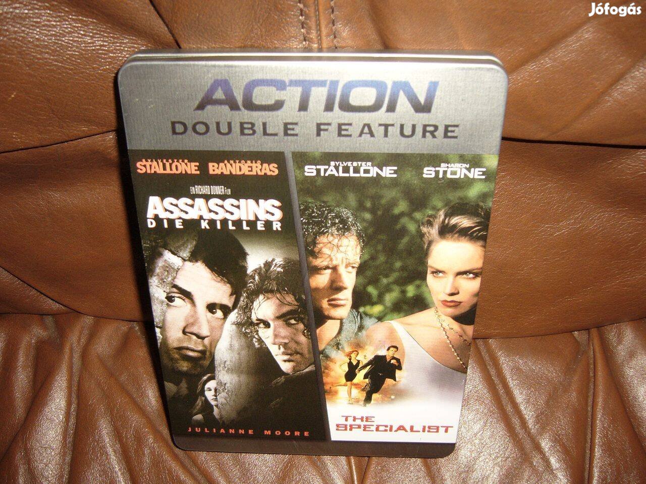 Stallone : 2 DVD film Fémdoboz ! Cserélhető Blu-ray filmekre