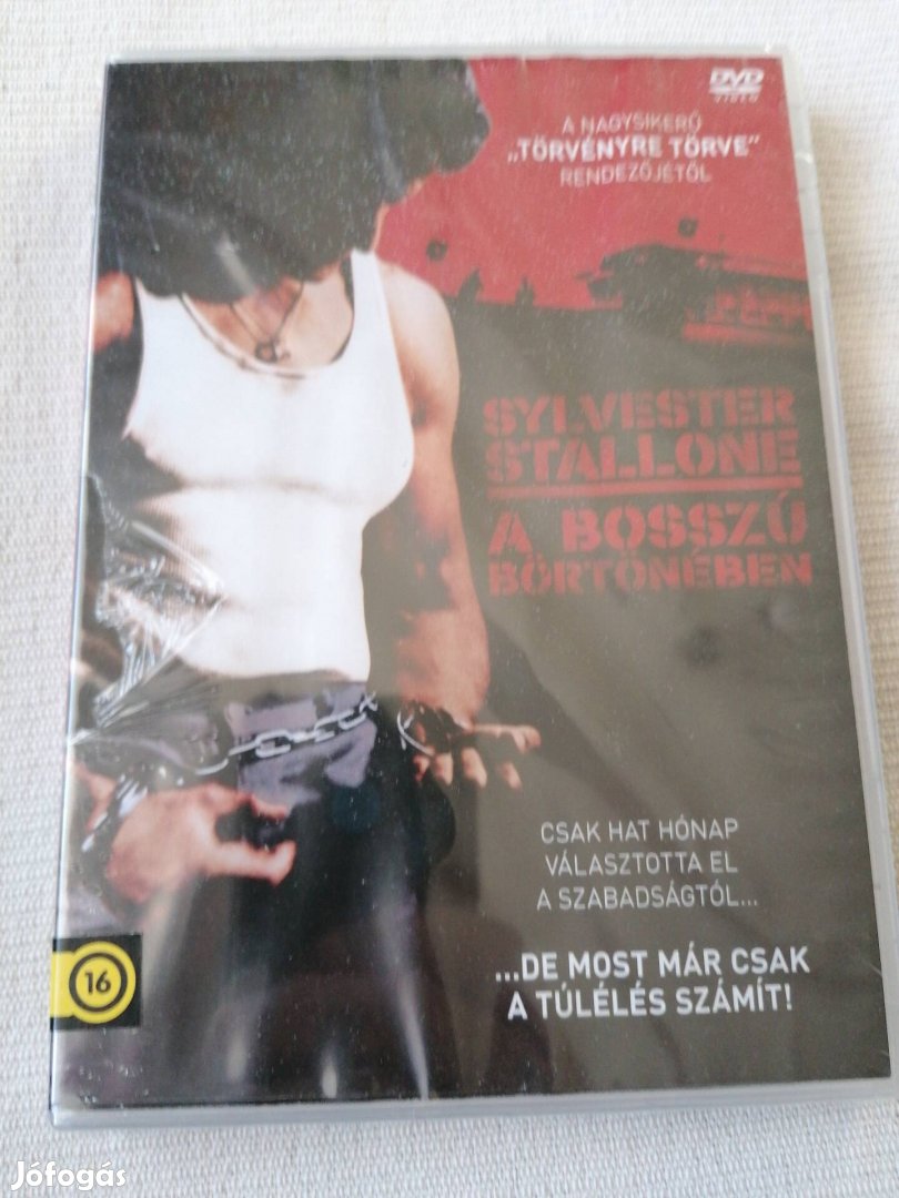 Stallone - A bosszú börtönében fóliás, új dvd