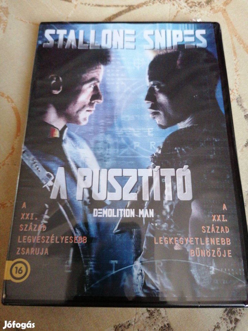 Stallone - A pusztító DVD (új, fóliás)