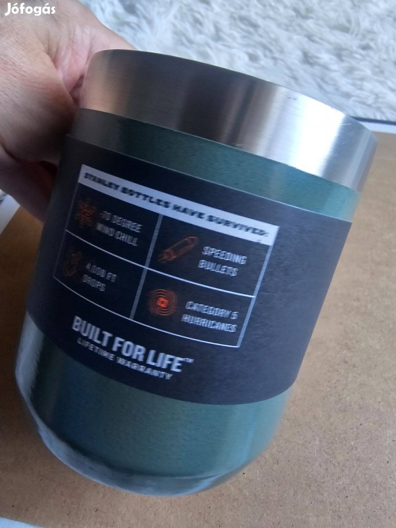 Stanley Camp mug 350ml zöld Thermo bögre - 350 ml új cimkés