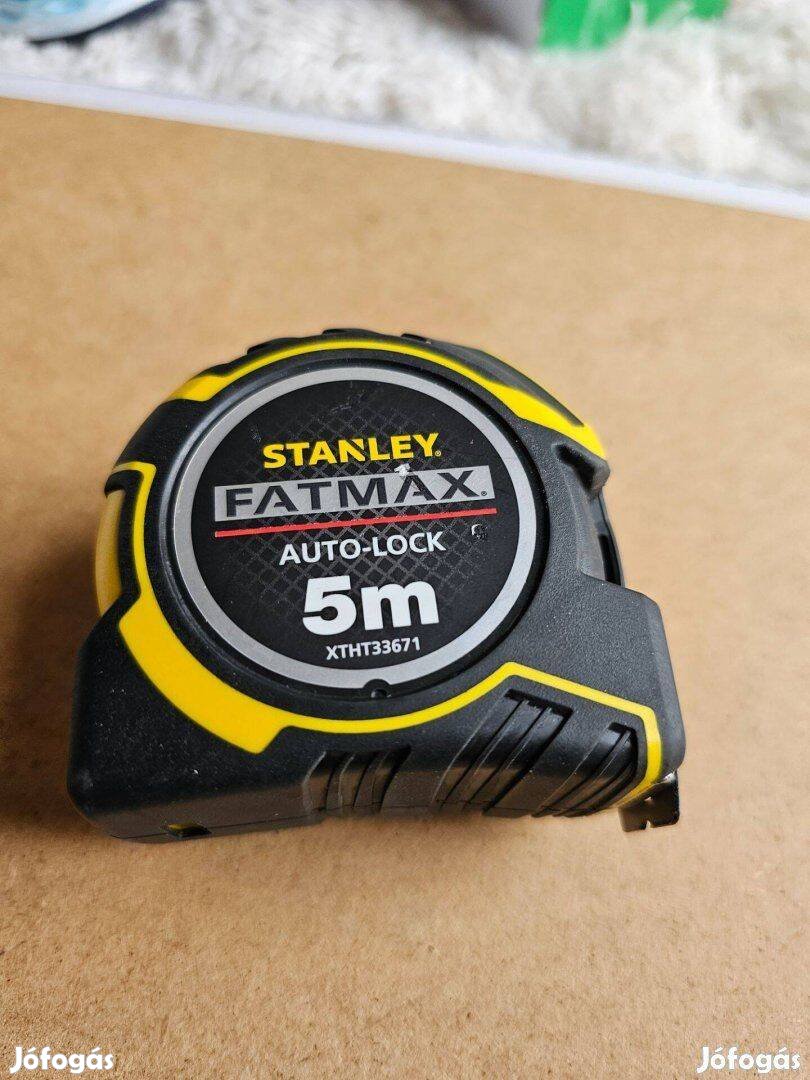 Stanley Fatmax Autolock mérőszalag 5 méter új hiányos hiányzik rola az