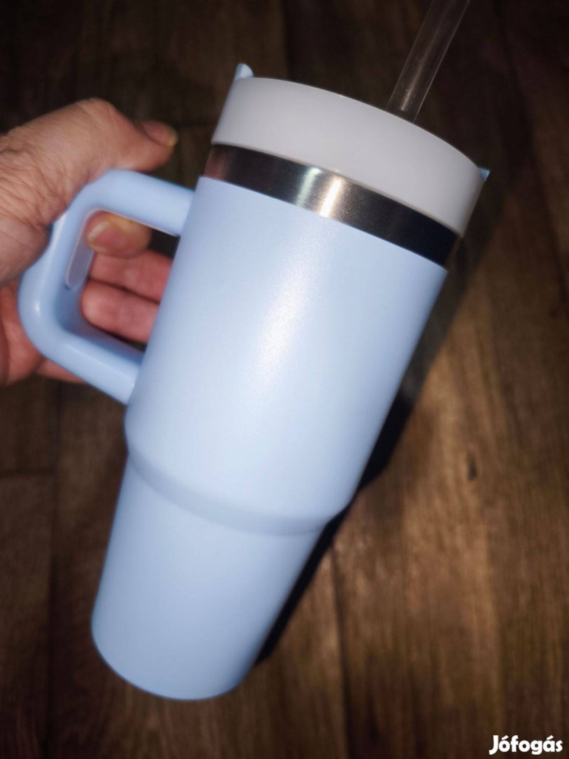 Stanley stílusú mini termosz hőtartó pohár tumbler - 400ml