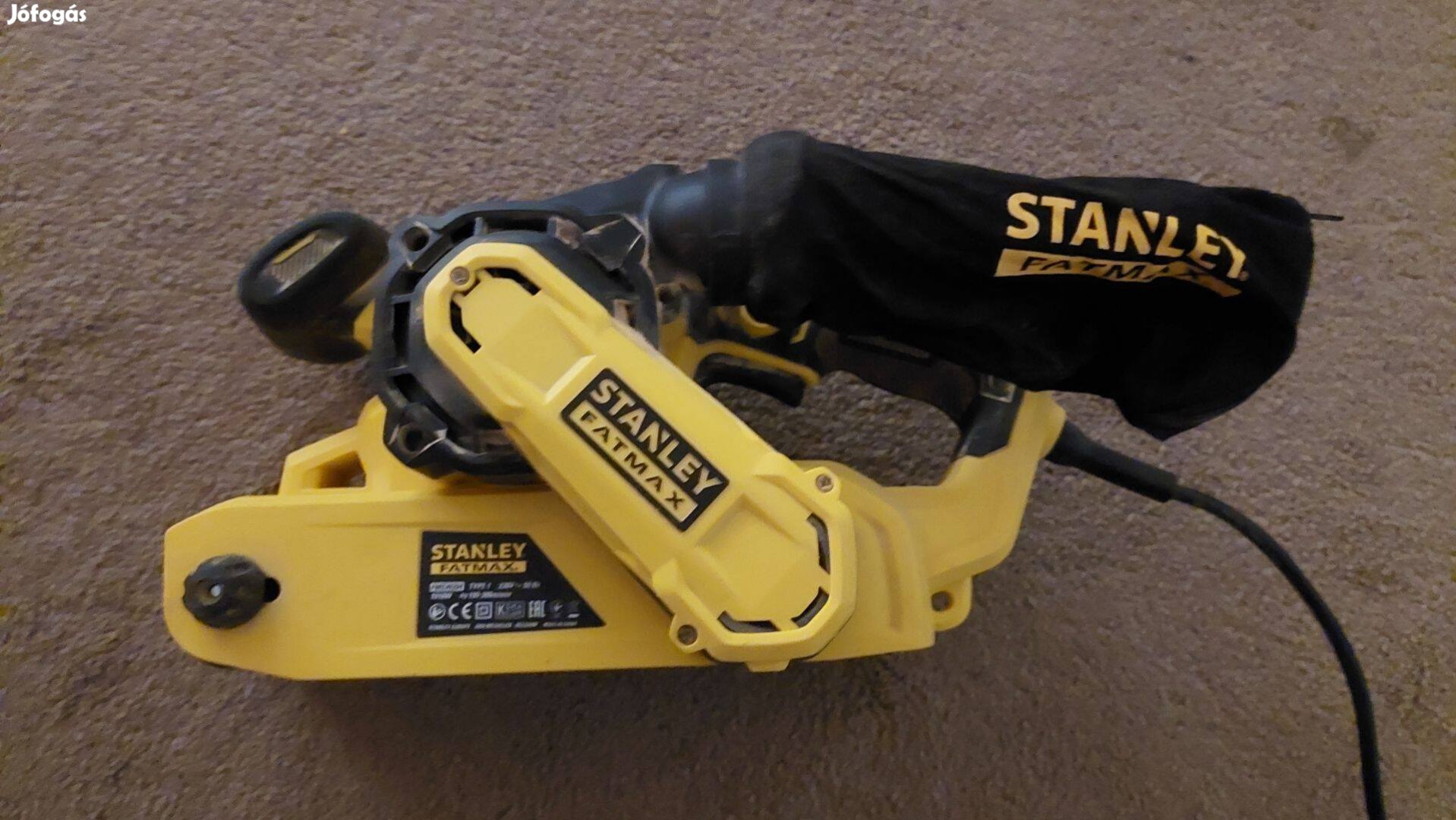 Stanley szallagcsiszoló gép 1010w