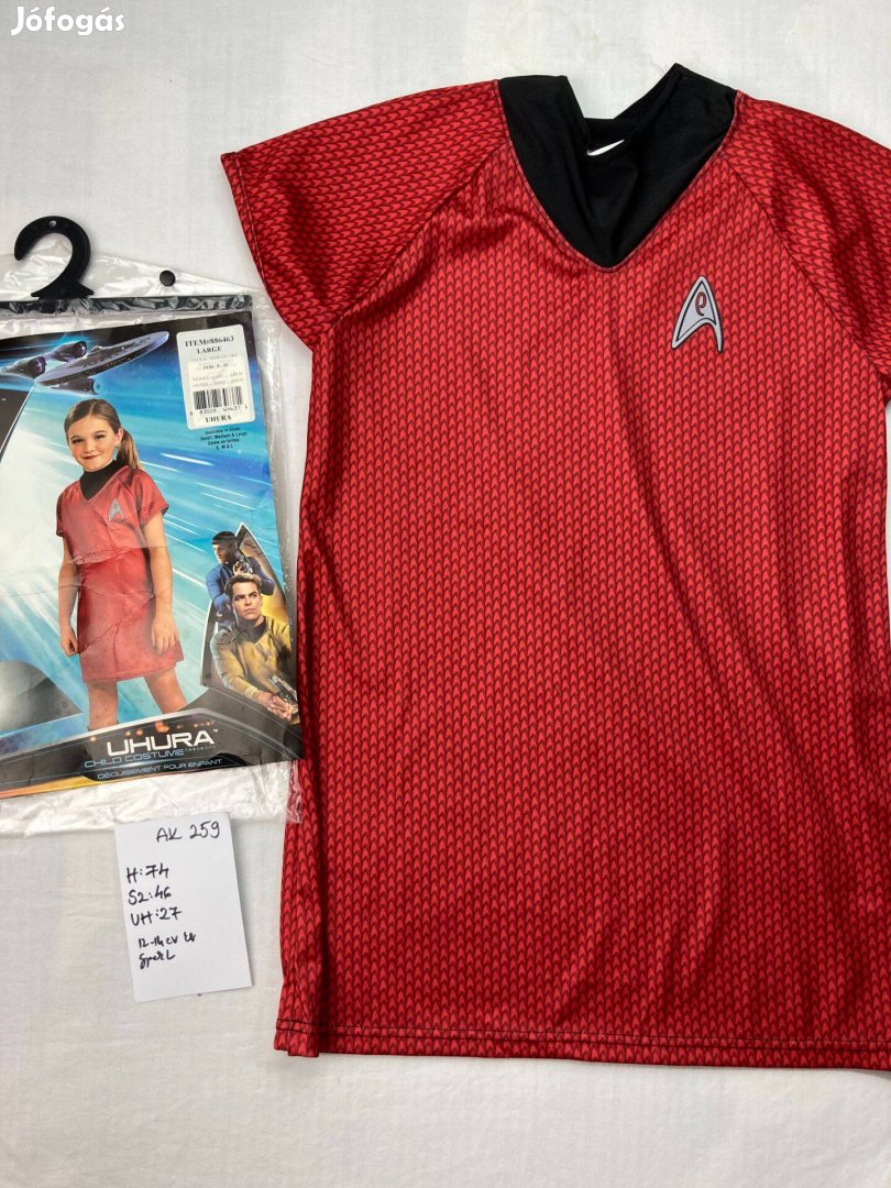 Star Trek jelmez, Uhura jelmez 12-14 év DK259