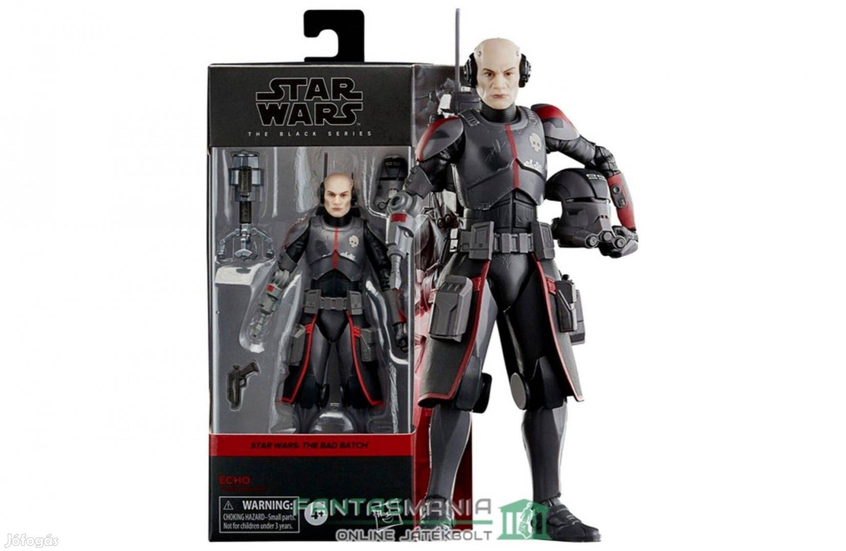 Star Wars 16-18cm-es Black Series Bad Batch Clone Echo figura