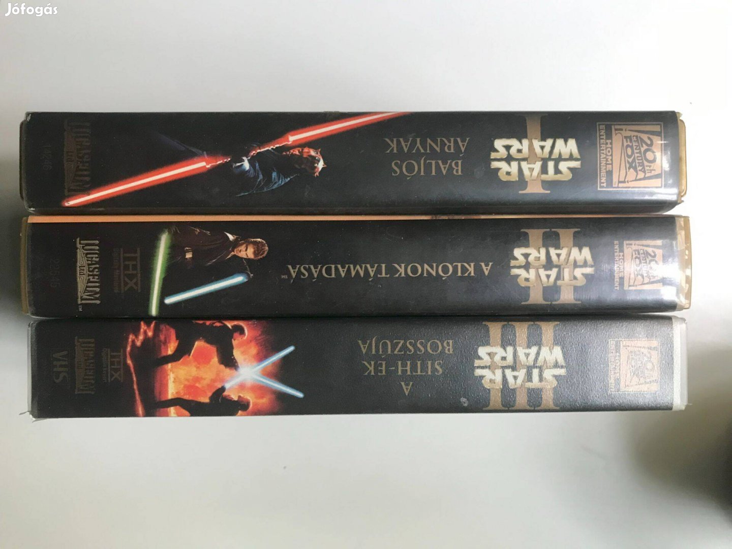 Star Wars 1., 2., 3. videókazettán