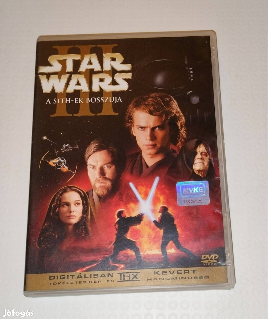 Star Wars 3 A sithek bosszúja dvd 2 lemezes 