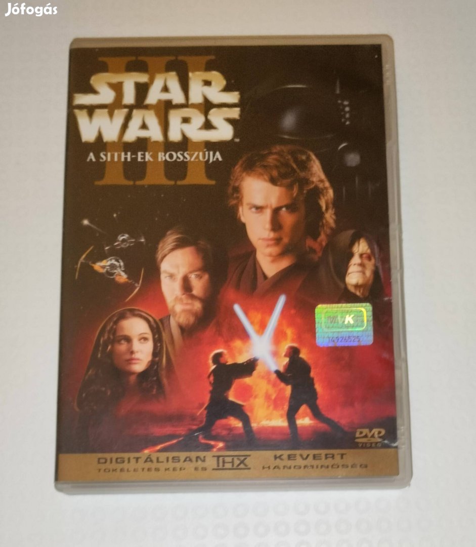 Star Wars 3. a shitek bosszúja dvd dupla lemezes digitálisan kevert