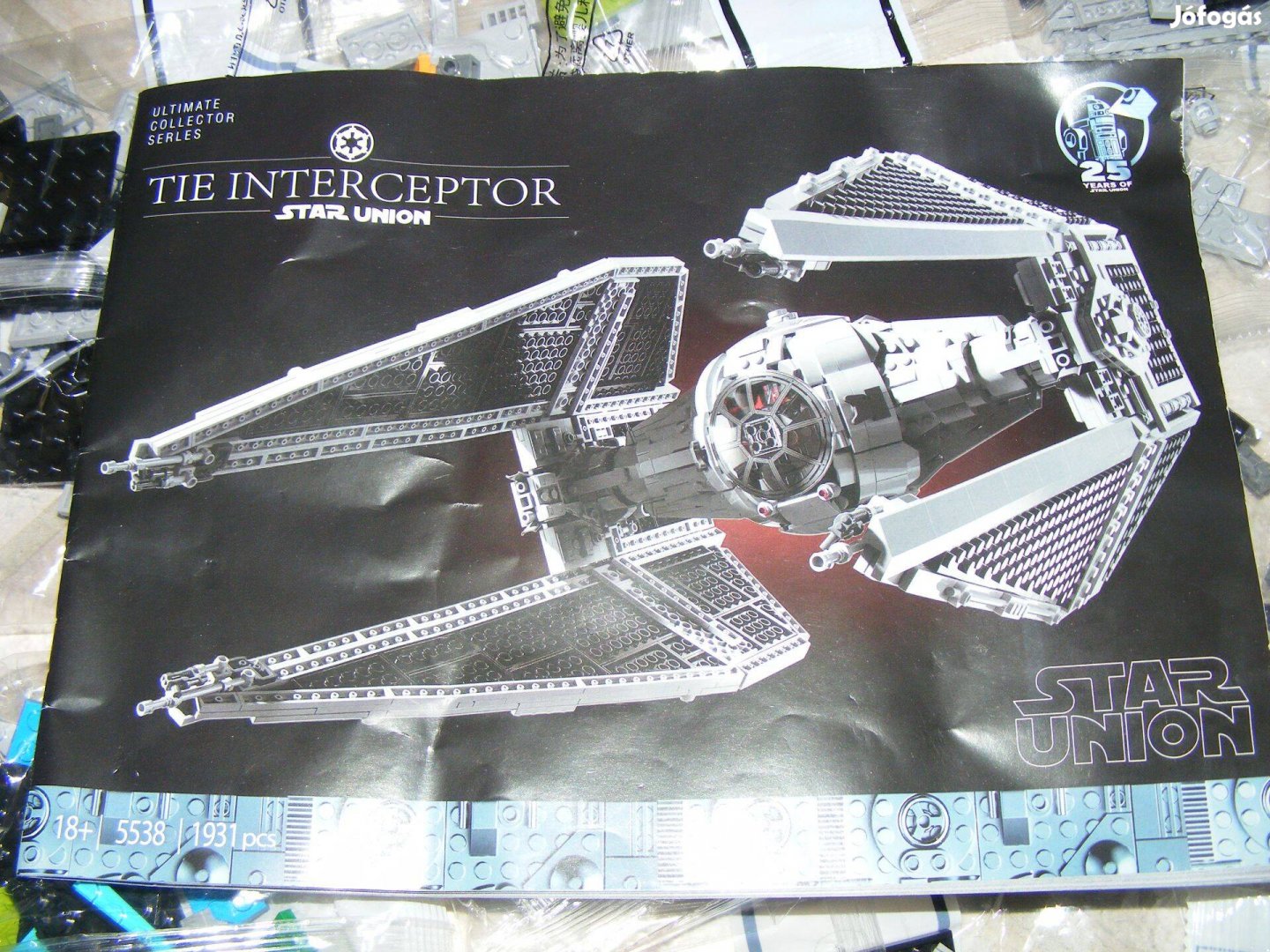 Star Wars 75382 Tie Interceptor Elfogóvadász UCS lego Új