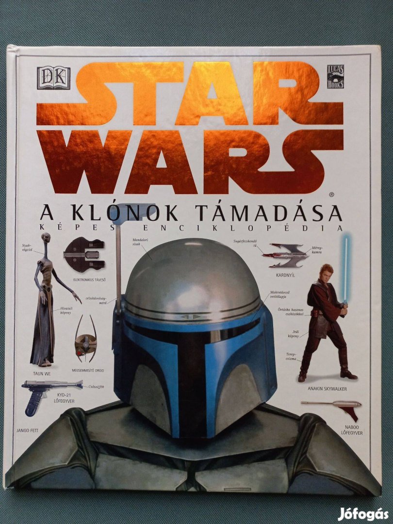 Star Wars A klónok támadása képes enciklopédia + fénykard
