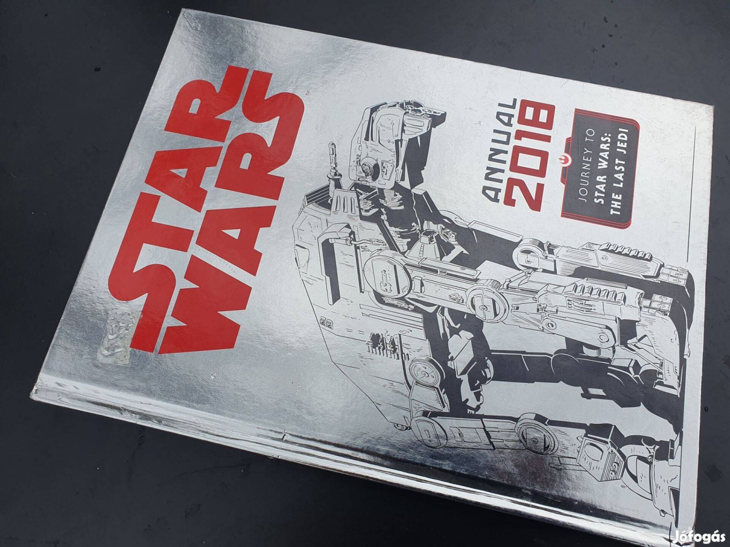 Star Wars Annual 2018 +Darth Vader, Chewbacca plüss figura -22 cm, új