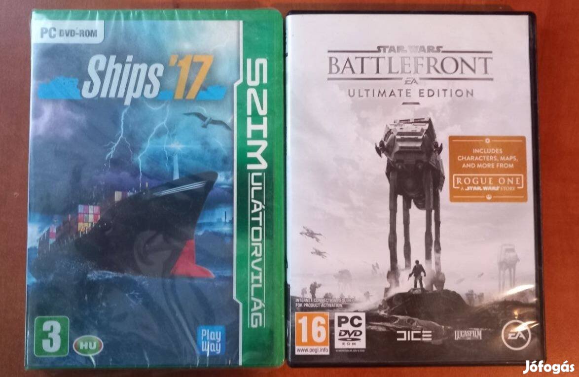 Star Wars Battlefront 1 && Ships 17 Számítógépes játékok CD