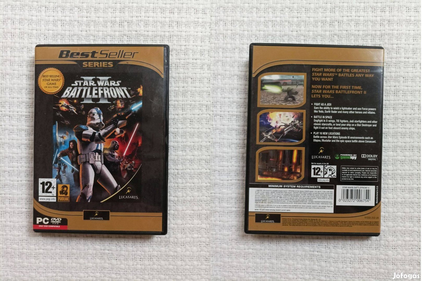 Star Wars Battlefront II Classic PC játék (2005) DVD-ROM