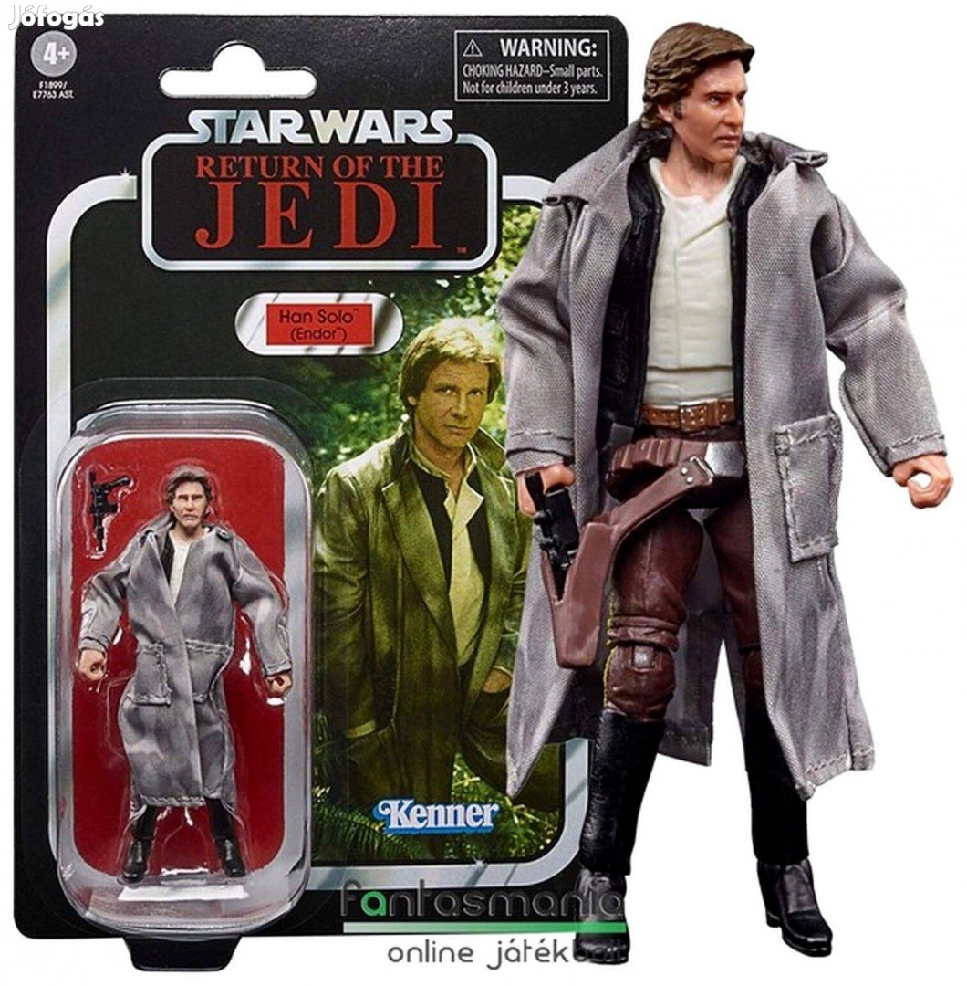 Star Wars Black Series 10cm Han Solo figura Endor bólygós megjelenés