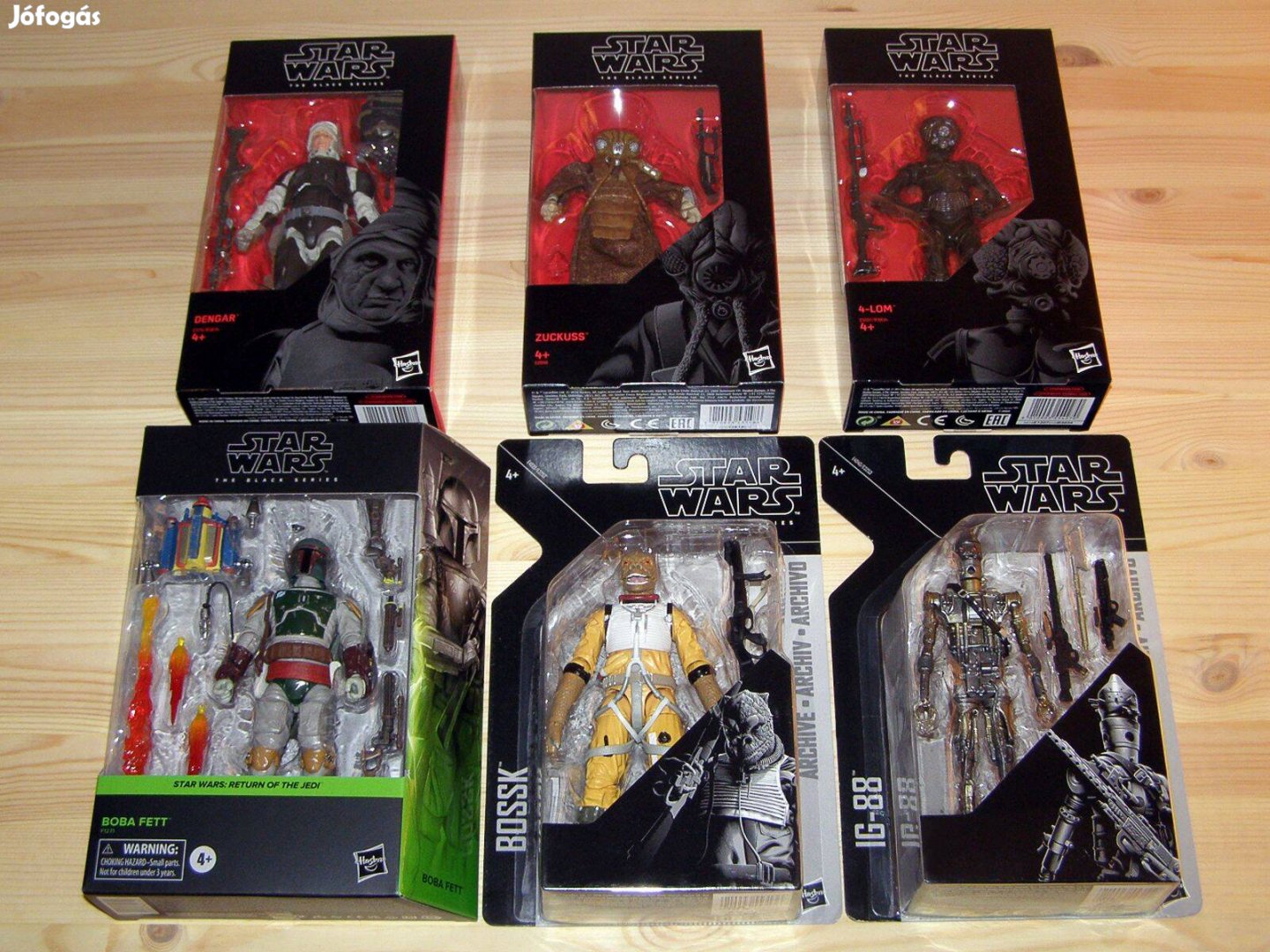 Star Wars Black Series 15 cm 6 6 db. Bounty Hunter figura