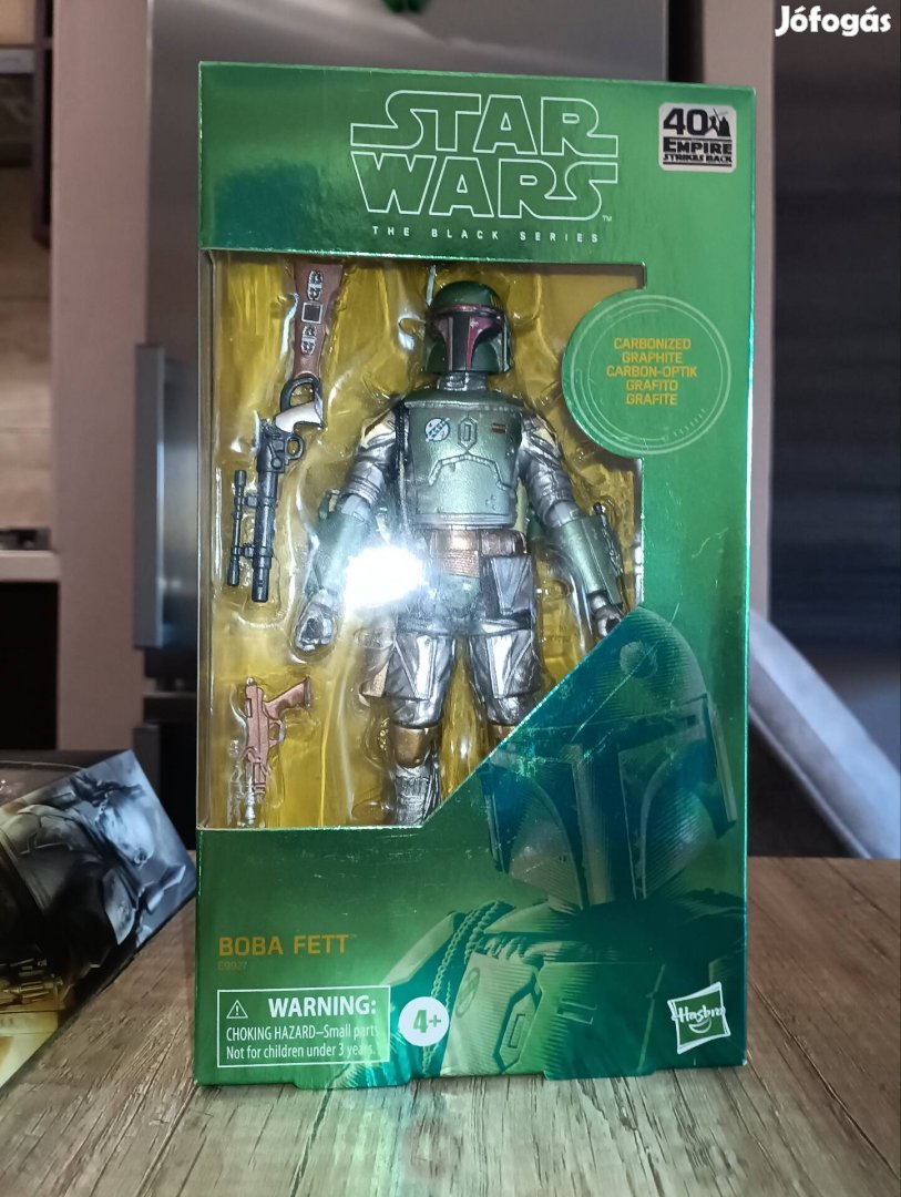 Star Wars Black Series Boba Fett Carbonized figura 