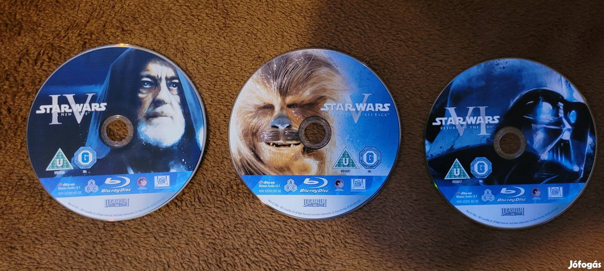 Star Wars Blu-ray lemezek Angol