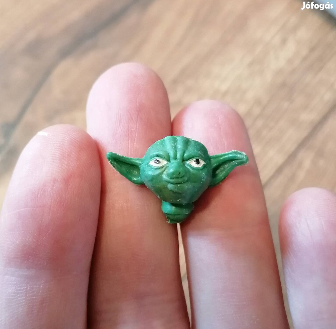 Star Wars Csillagok Háborúja trafikos magyar Yoda figura fej 