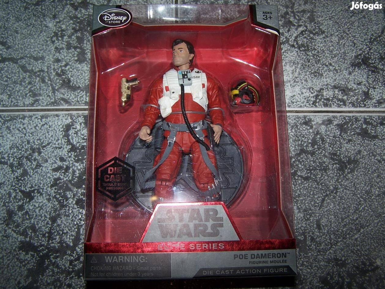 Star Wars Elite Series Poe Dameron 6,5 inch fém figura (bontatlan)