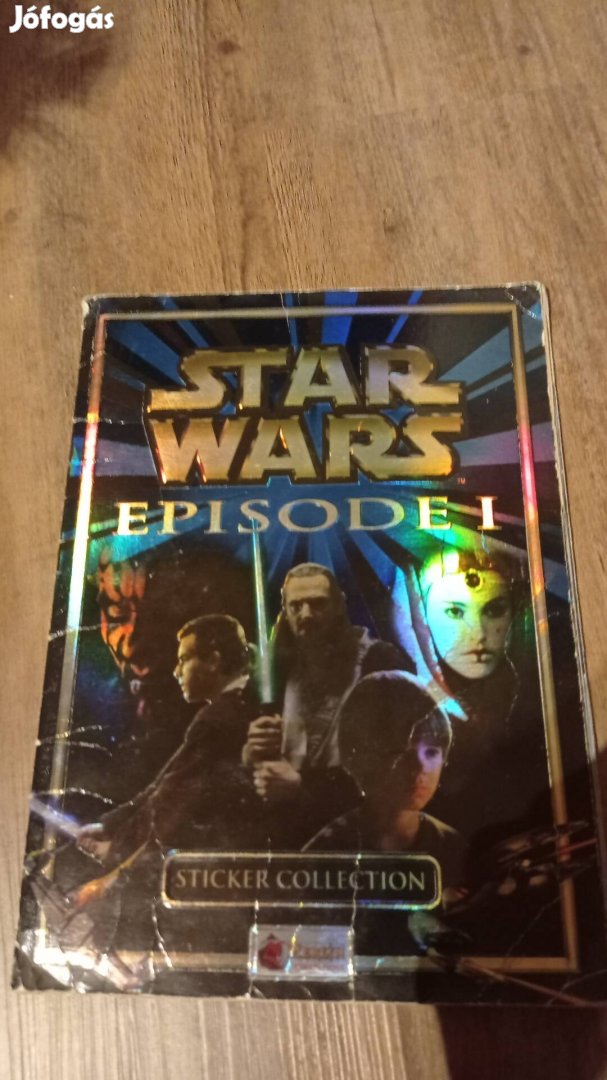 Star Wars Episode 1 matricagyűjtő album retro matrica gyűjtő újság