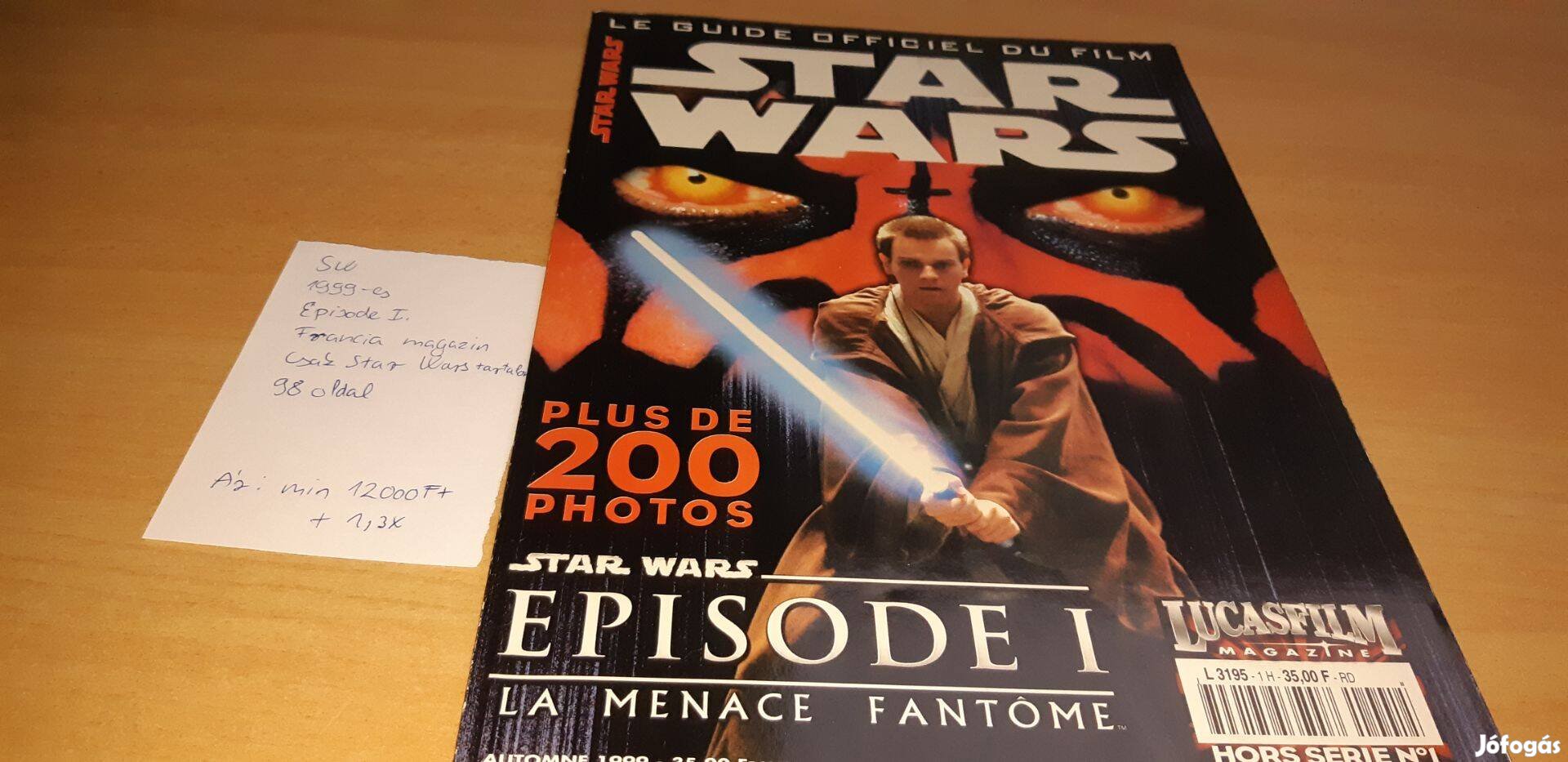 Star Wars Episode I. kiadvány Francia magazin, csak Star Wars tartalom