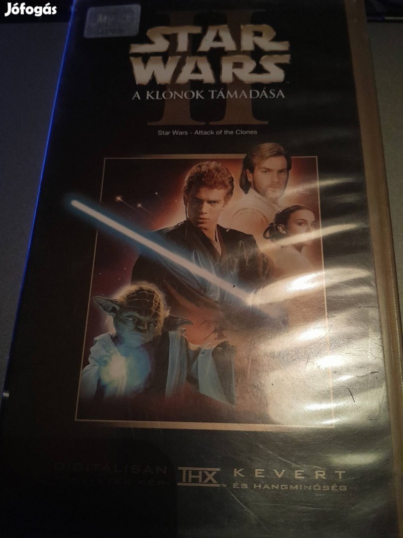 Star Wars Klónok Támadás VHS kazetta 