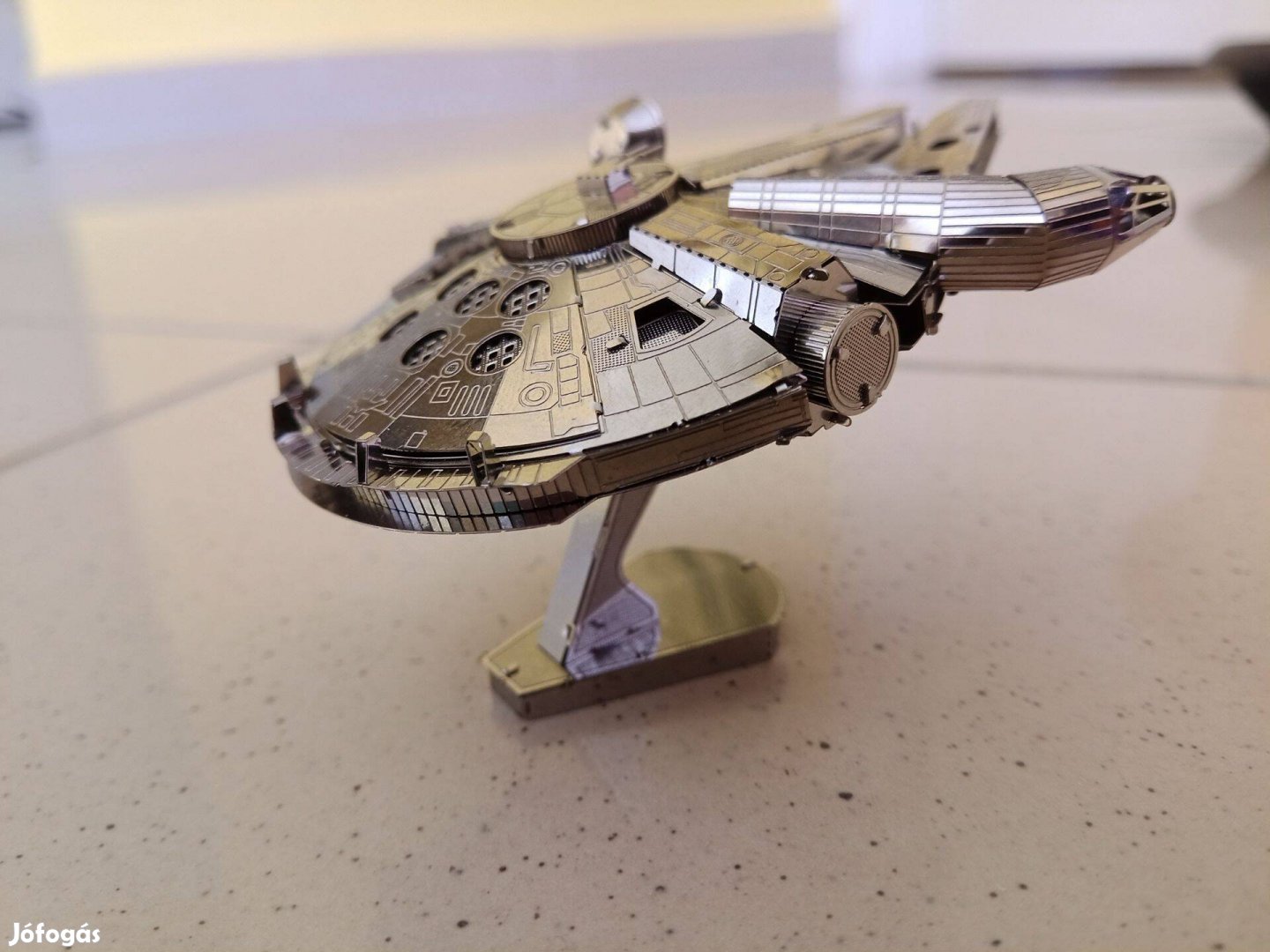 Star Wars Millenium Falcon űrhajó 3D lézervágott fém Lego hajó