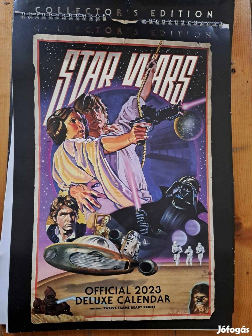 Star Wars Official 2023 Deluxe Calendar - 2023-as Star Wars falinaptár