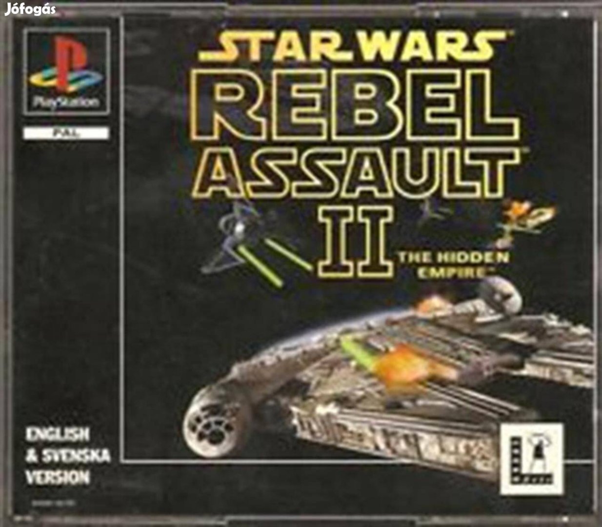 Star Wars Rebel Assault II The Hidden Empire, Platinum Ed., Mint PS1 j