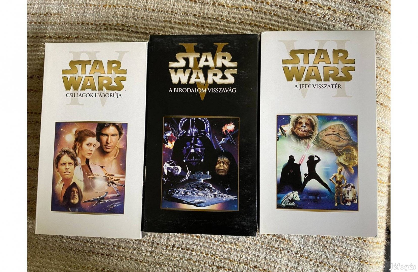 Star Wars Trilógia 3db VHS Kazetta újszerű állapotban