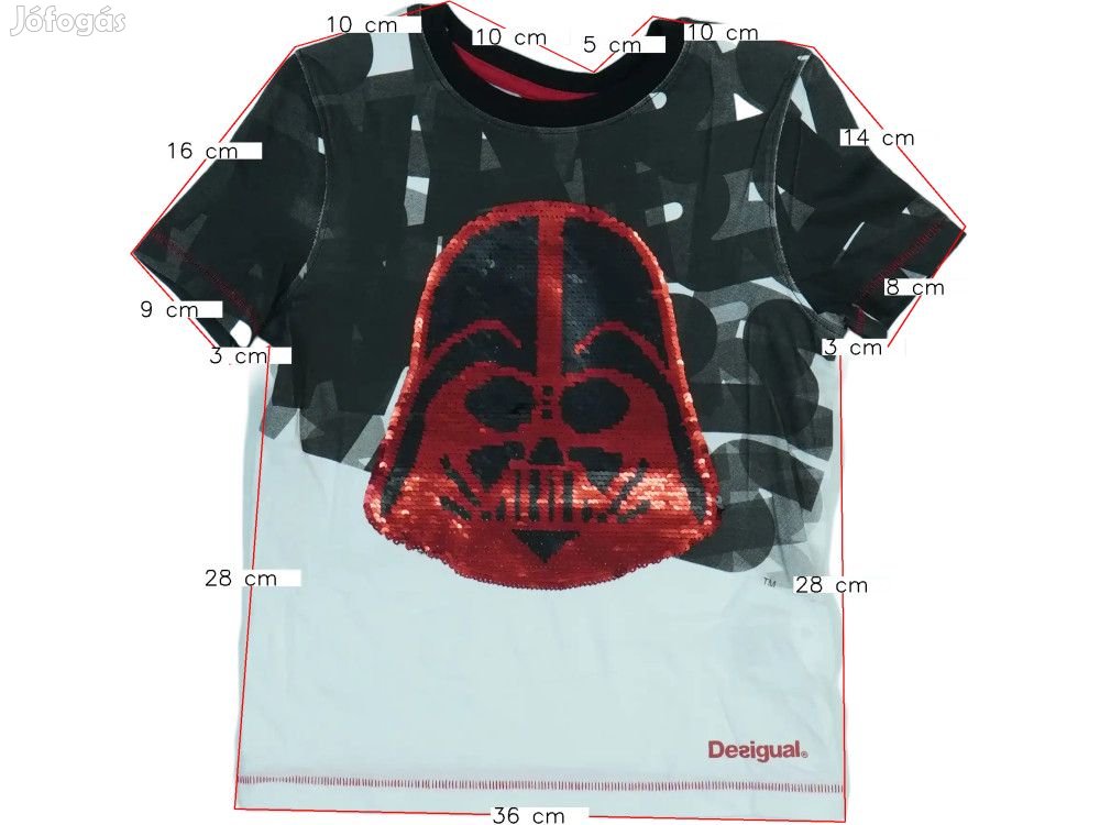 Star Wars Új (címkés) Fiú Póló (Méret: 116)