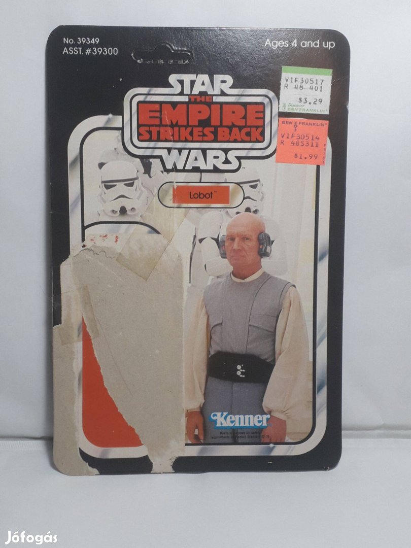 Star Wars Vintage Cardback ESB Lobot 1980 Kenner