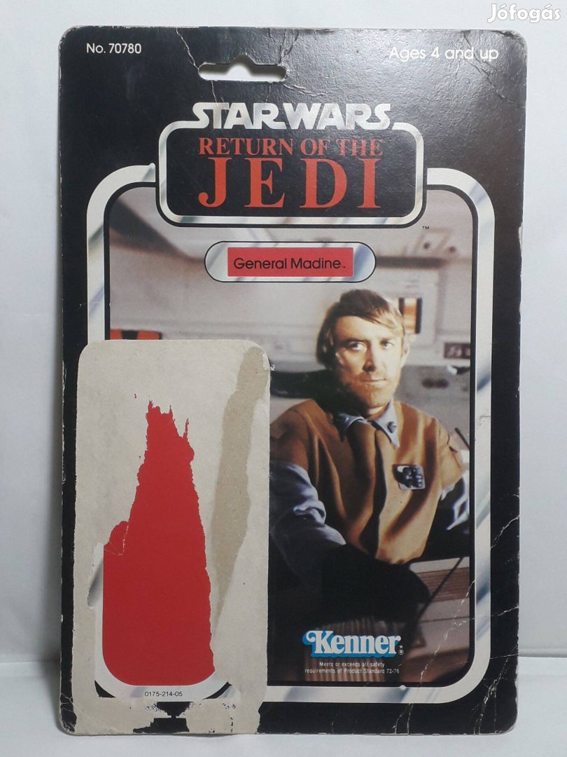 Star Wars Vintage Cardback ROTJ General Madine 1983 Kenner