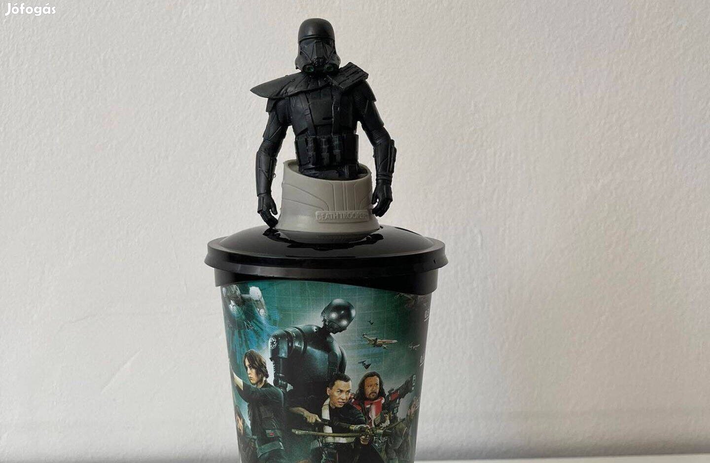 Star Wars: Rogue One üdítős pohár Death Trooper figurával - 500 ml