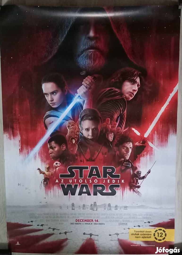 Star Wars - Az utolsó jedik - moziplakát