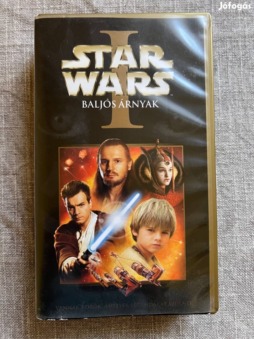 Star Wars - Baljós Árnyak epizód eredeti VHS kazettán