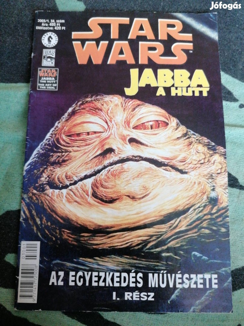 Star Wars - Dark Horse - Jabba a hutt 34. szám képregény 