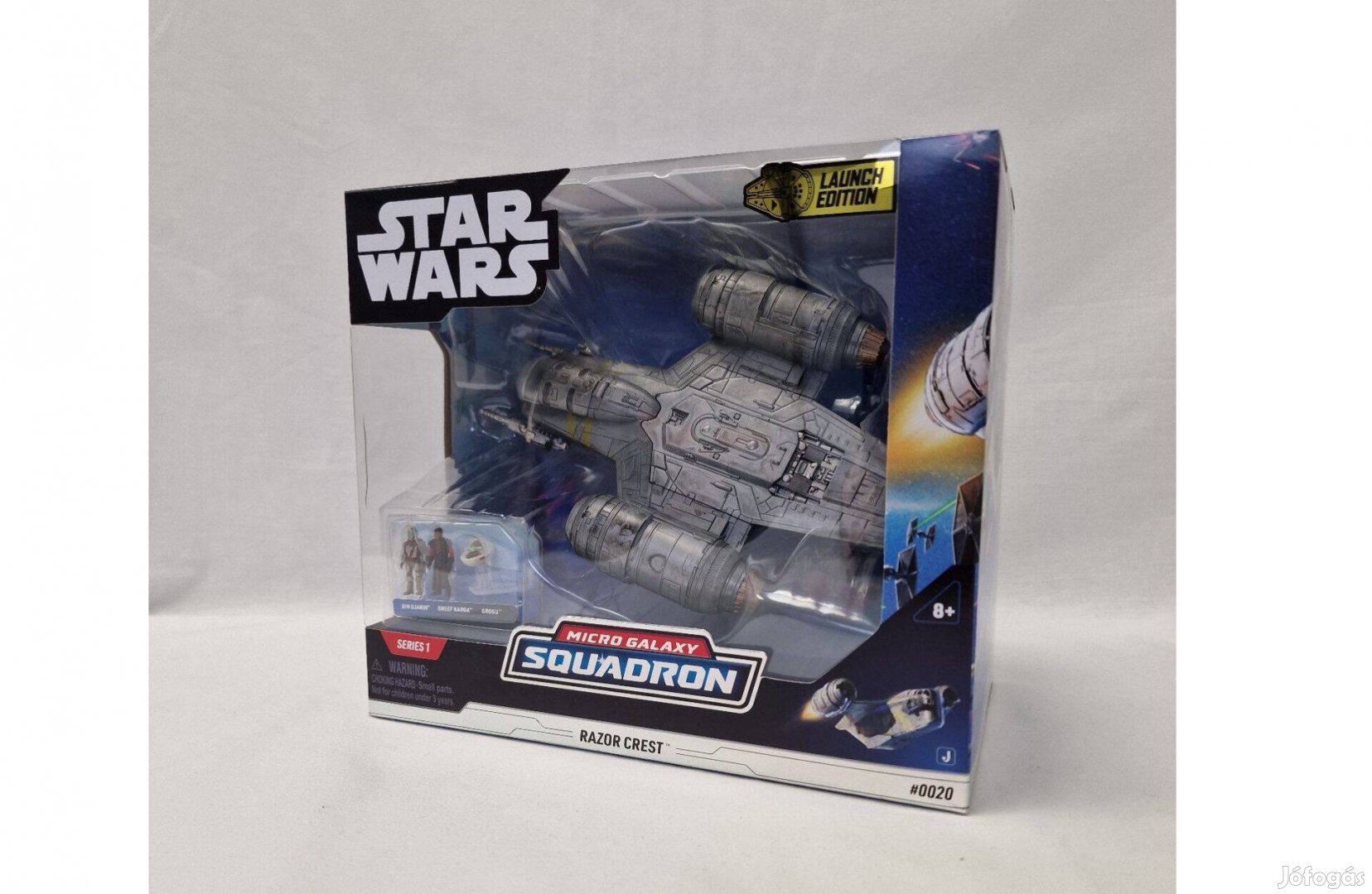 Star Wars - Micro Galaxy Squadron 20 cm-es jármű figurával, Új